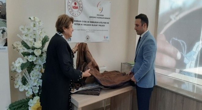  Vali Yardımcısı Doğan'dan Ehram Dokuma Atölyesine ziyaret 